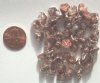 50 7mm Bell Flower Copper Vitrail